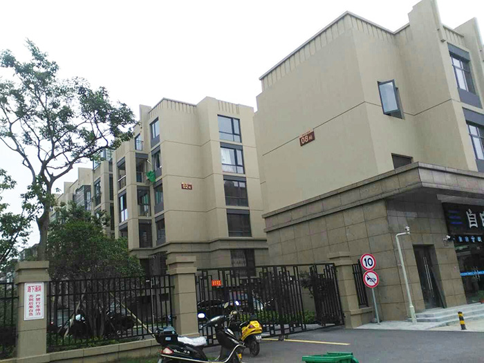 新堰案例-湖州城市公交站真石漆工程舟山東港黃河花園內(nèi)墻乳膠漆30000方